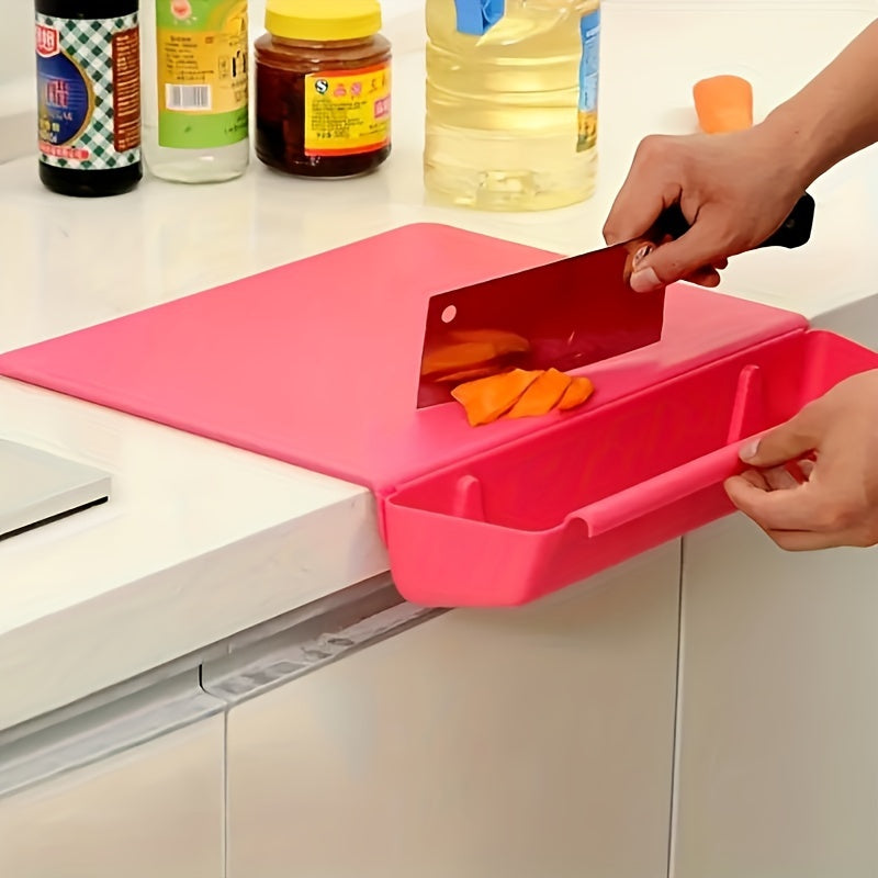 2-in-1 Cutting Board with Detachable Storage Box